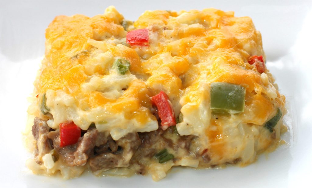 Sausage Hash Brown Casserole with Craft Beer