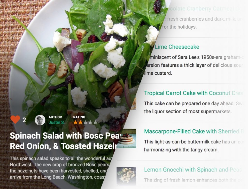 Recipe Plugin for WordPress - Additional layout design options.